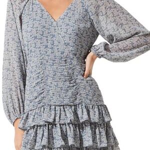 ASTR The Label Tiered Ruffle Mini Dress